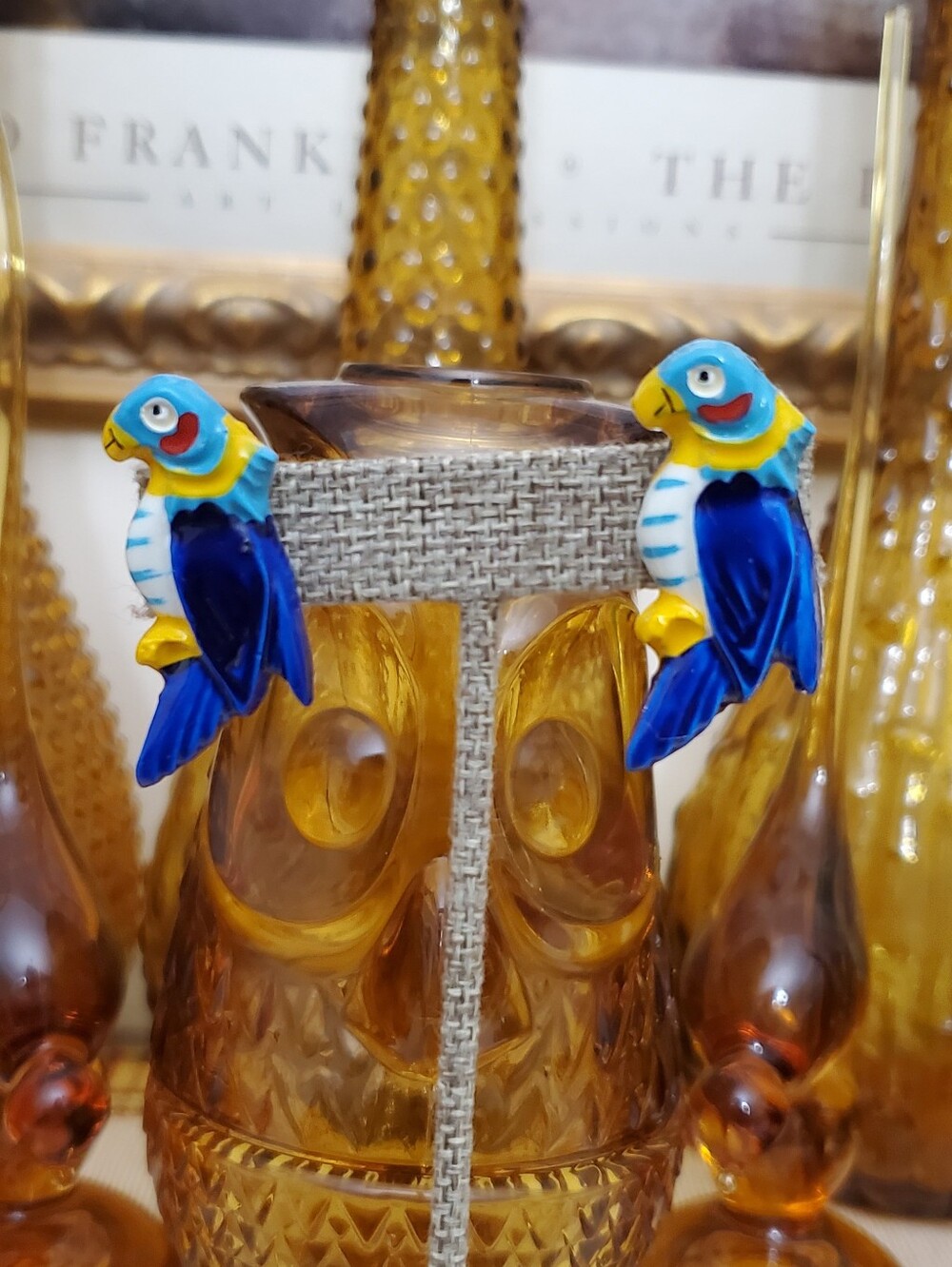 New Old Stock Vintage Bird Earrings